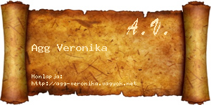 Agg Veronika névjegykártya